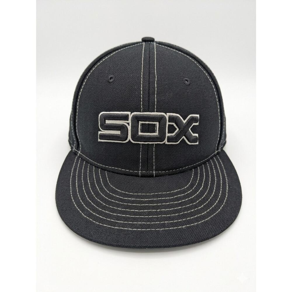 Vintage Chicago White Sox Hat Twins Enterprise Cooperstown 1983 Fitted 7 1/4